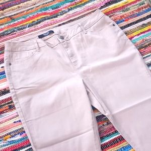 Simply Vera Vera Wang Puce Denim Capri Jeans-#518